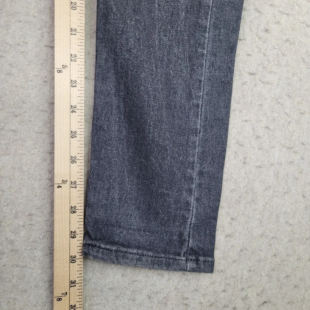 Levi's 510 SKINNY Jeans Men's 33X32 Black Faded‎ Stretch Denim Low in Waist